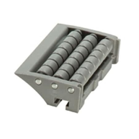 Rexnord Transfer Plate, Roller, 3 Row Roller, 3.82 in. Roller Width TRAN PLT LBP L4.5 W/NOSE